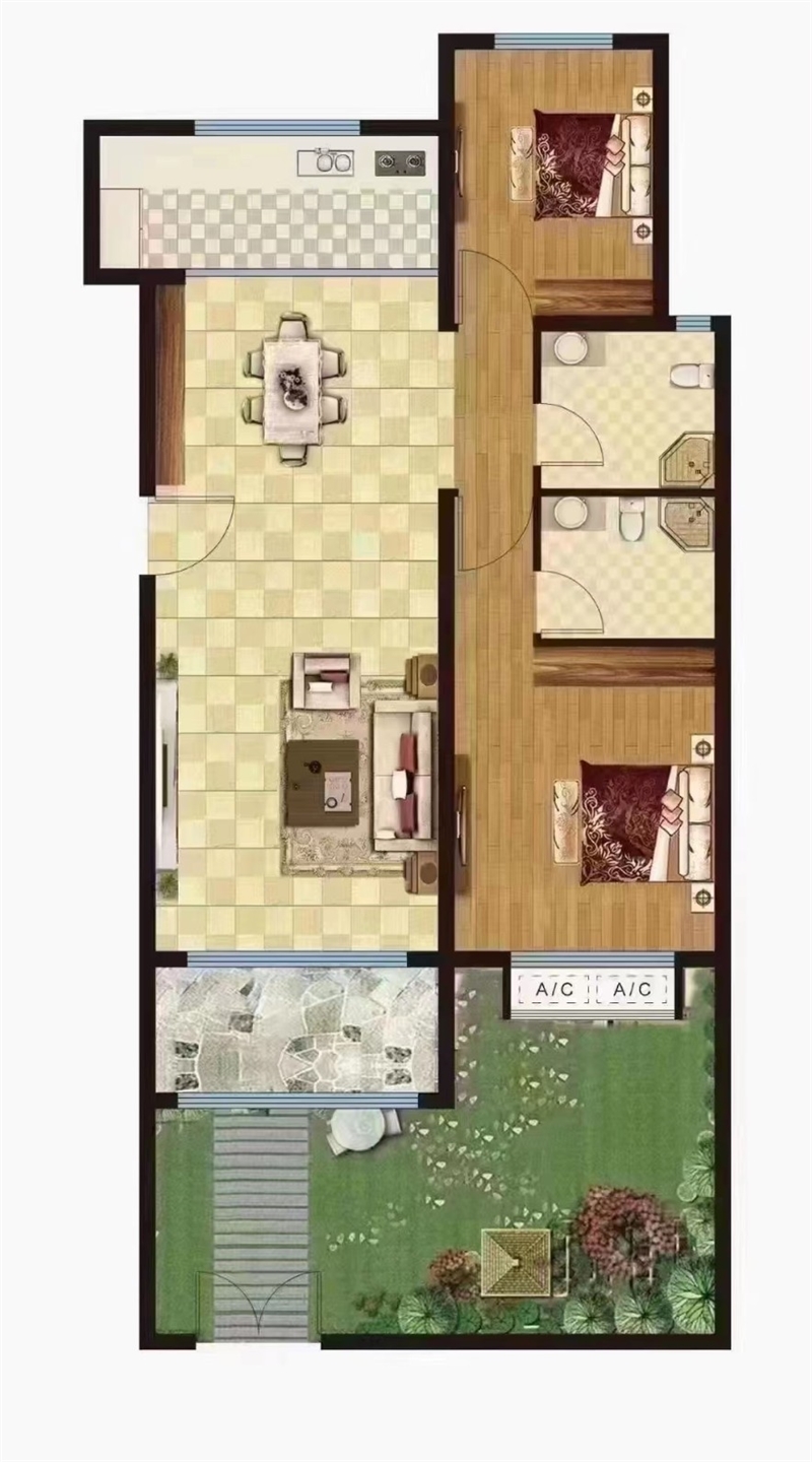 世纪华府顶账房,带院再送车位