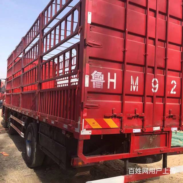 转让二手福田欧曼ETX高栏车8.6米国五245马力