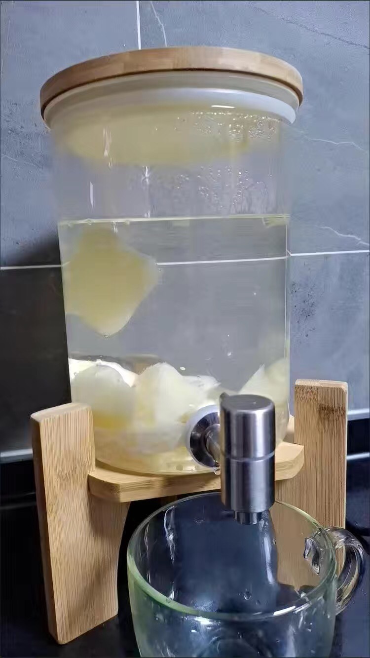 高硼硅玻璃凉水壶带龙头大容量,可以泡酒,可以调酒