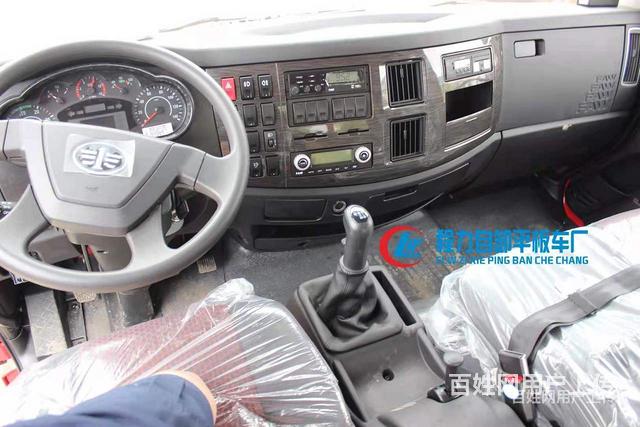 烟台解放6米8拖板车 大柴220拖200挖机平板拖车便宜的拖
