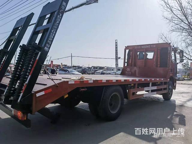 烟台解放6米8拖板车 大柴220拖200挖机平板拖车便宜的拖