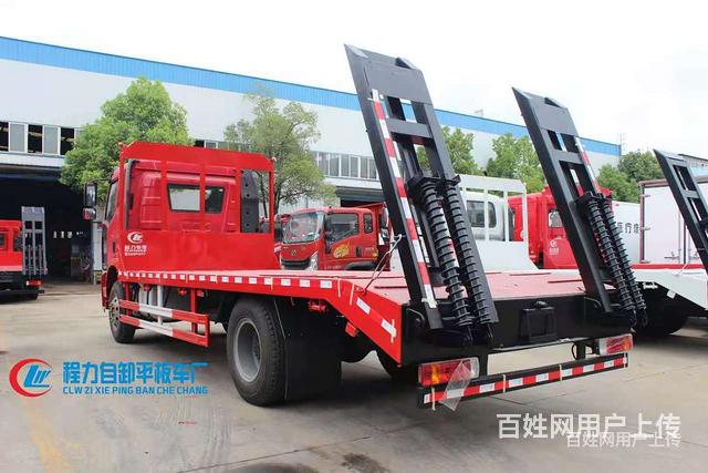 烟台解放6米8拖板车 大柴220拖200挖机平板拖车便宜的拖