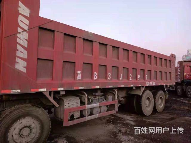 18年国五欧曼GTL重型前四后八自卸车,大箱8米6