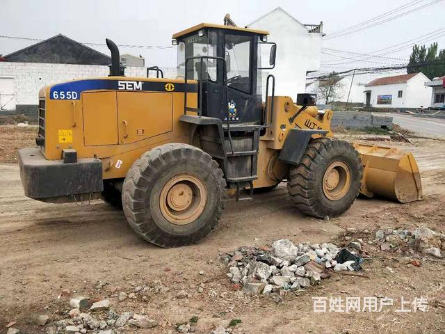 转让个人16年山工655D加长臂二手装载机