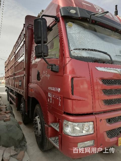出售个人户一手解放9.6米高栏货车