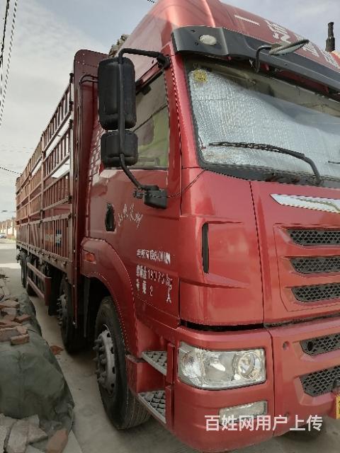 出售个人户一手解放9.6米高栏货车