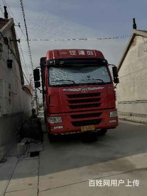 出售个人户一手解放9.6米高栏货车