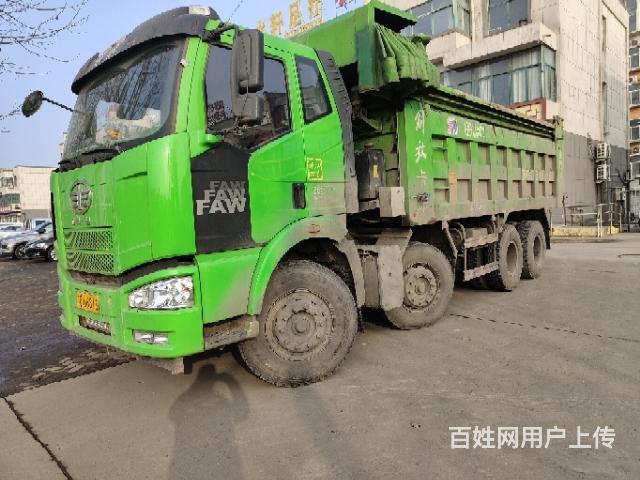 21年解放前四后八轻皮自卸车,车厢6米2