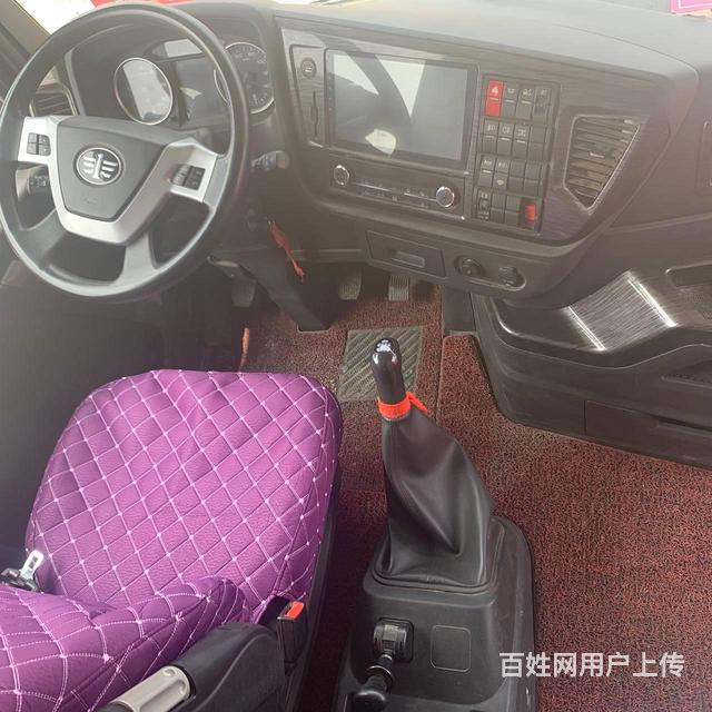 出售二手解放平板载货车 前四后八9米6平板国五排放