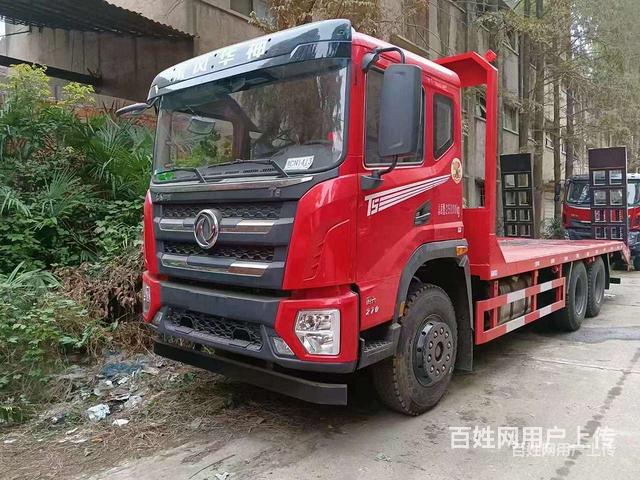东风T5后八轮挖机平板拖车 价格