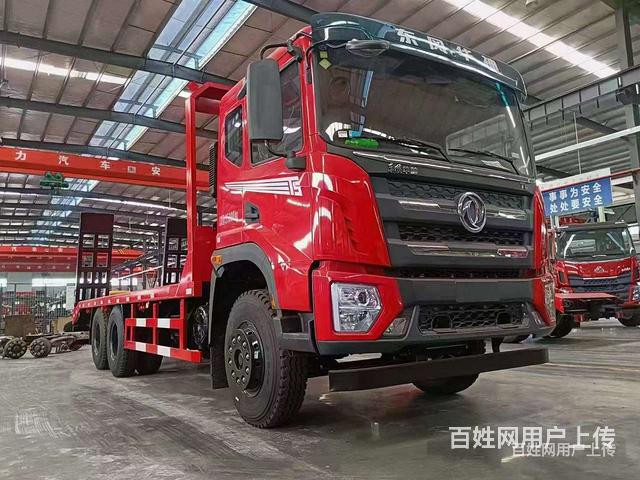 东风T5后八轮挖机平板拖车 价格