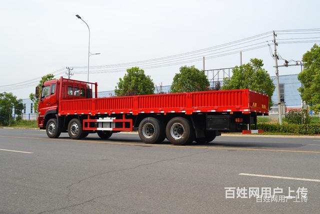 程力前四后八低栏平板载货车 前四后八载货厢式车 厂家地址