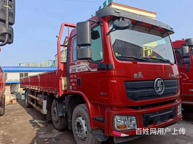 出售二手陕汽平板货车 前四后四9.6米平板车 国五