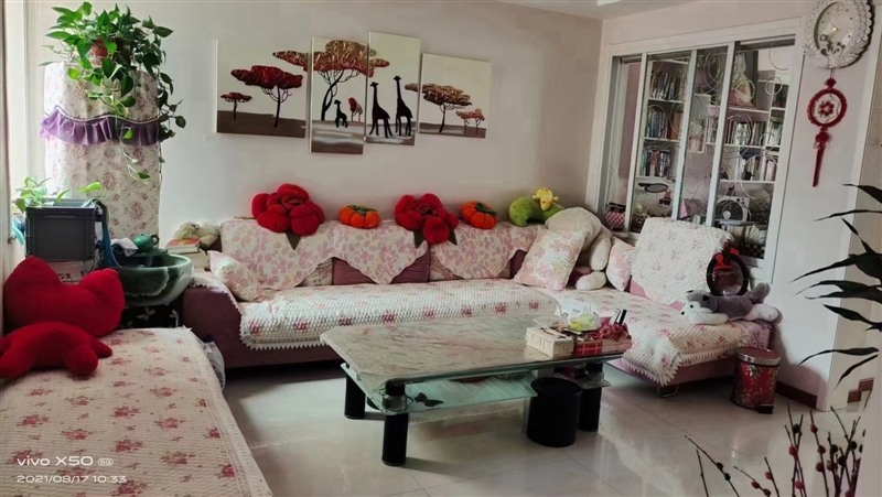 与双语一墙之隔,装修新,家具家电新齐全,拎包入住