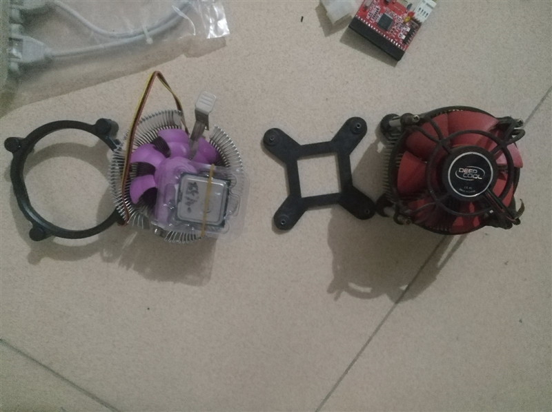 H61主板,风扇,刻录机,延长线,转接头,