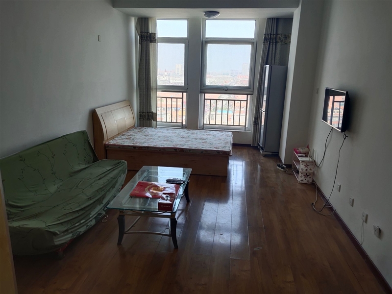 市中心府东苑一室精装电梯公寓,北向,家具家电齐全拎包入住