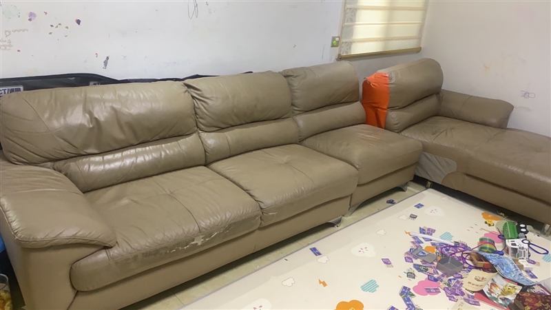 二手真皮多人品牌沙发