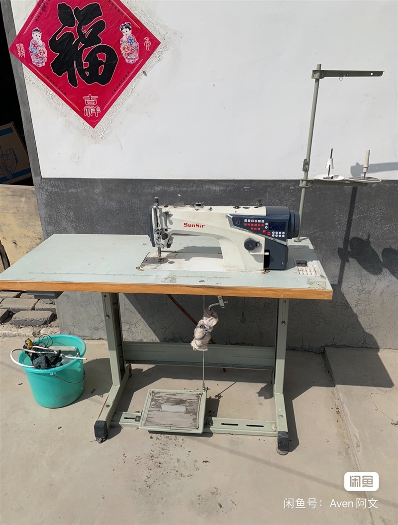 低价出缝纫机平车带桌