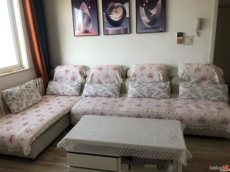 莱州自用布艺沙发闲置出售