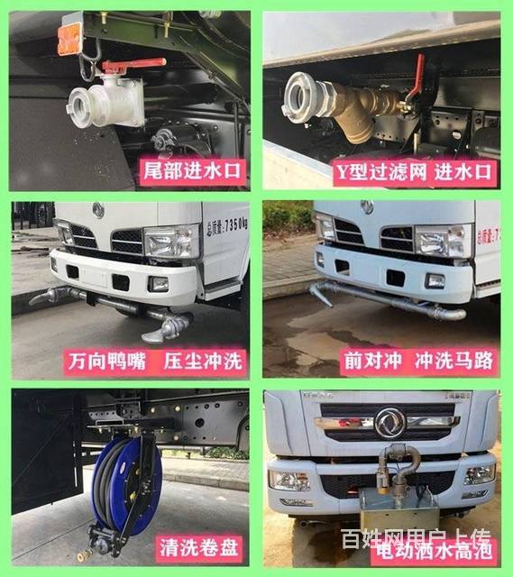 重汽汕德卡15吨洒水车 底盘离地面高的工地洒水车