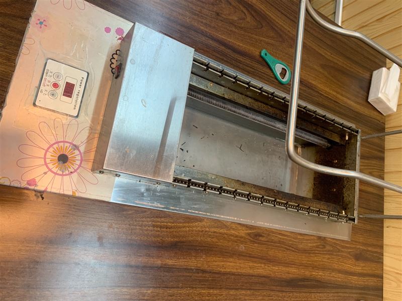 紧急处理自动翻转电烤肉串炉