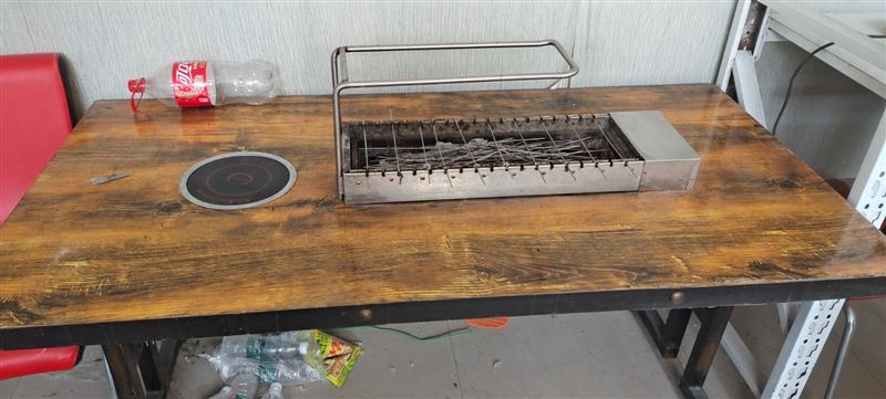 二手电动烧烤火锅桌