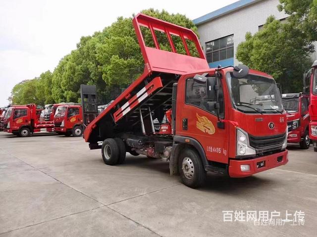 烟台挖机蓝牌平板运输车 拖60/80小挖机拖板车批发价